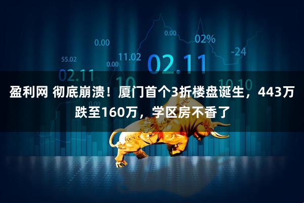 盈利网 彻底崩溃！厦门首个3折楼盘诞生，443万跌至160万，学区房不香了